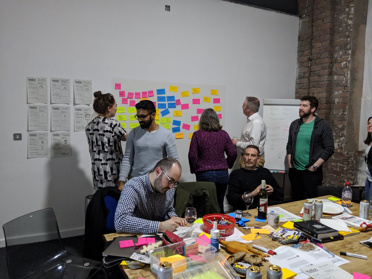 lpoolservicejam's tweet photo. The #gsjam #liverpool team got off to a great start last night 🙌 to everyone for coming along, it's going to be a fun weekend!! #servicedesign #designthinking #designandinnovation #doingnottalking #userresearch https://t.co/MCBT3w884g