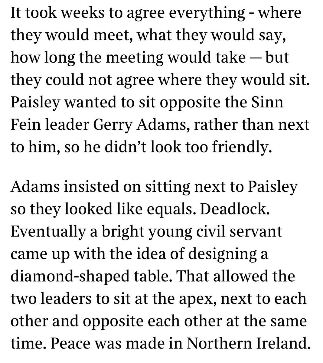 PaulSmith7's tweet photo. Just in case you were wondering if politicians were always petty at crucial points in history. Jonathan Powell in The Times today. And oh for a sharp young civil servant like that who could find a solution right now. https://t.co/9QN42e5e3z
