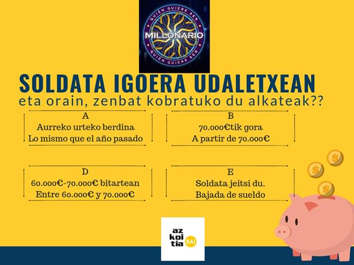 AzkoitiaB's tweet photo. Ea asmatzen duzun

A vr si aciertas

#azkoitiabaiherriplataforma #Azkoitia #herria #herritarrak https://t.co/SOs7UzRlGf
