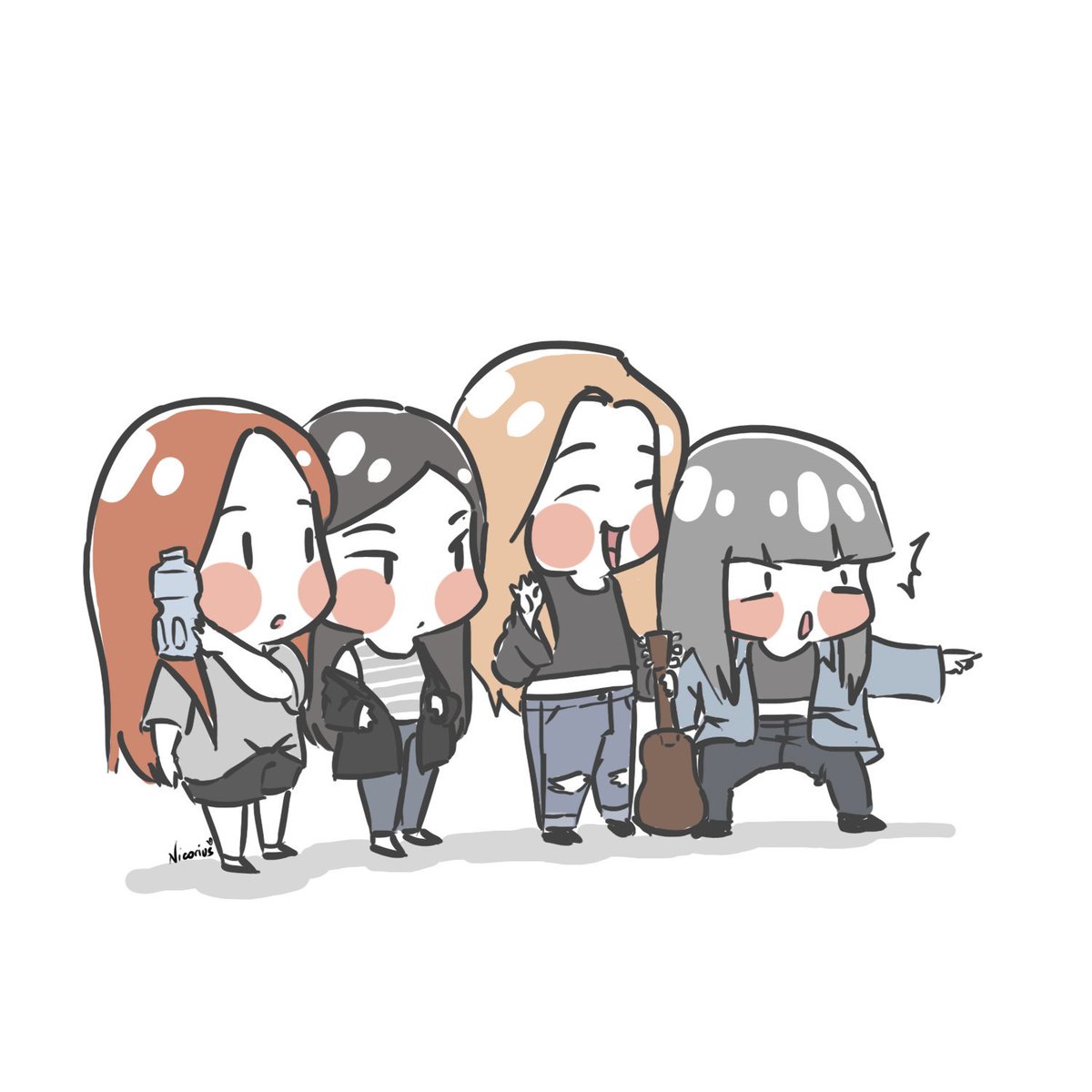 _nicorius's tweet photo. Just a random artwork 😊 #KILLTHISLOVE #BLACKPINK #blackpinkfanart #JISOO #JAESU #JENNIE #JERO #ROSÉ #ROJA #LISA #LIMARIO https://t.co/H5OJIMUIrb