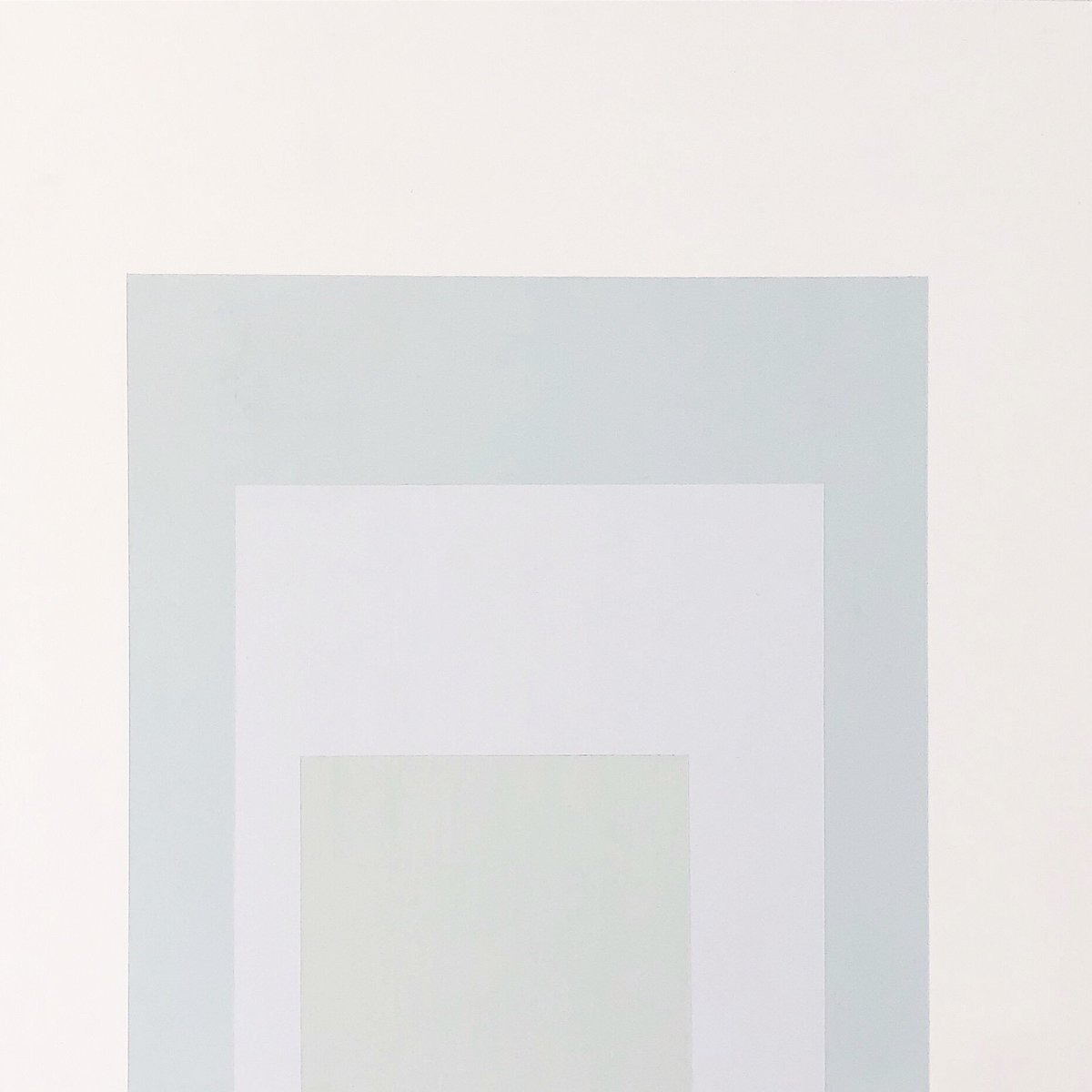 JazyJohns's tweet photo. Portrait Series: Agnes Martin 10, oil on panel, 16 x 16 #artist #hardedgepainting #abstractpainting #geometricabstraction #abstractart #abstractimpressionism #abstractimpressionist #abstractartist #abstractartists #agnesmartin https://t.co/SCPeqLiJJc