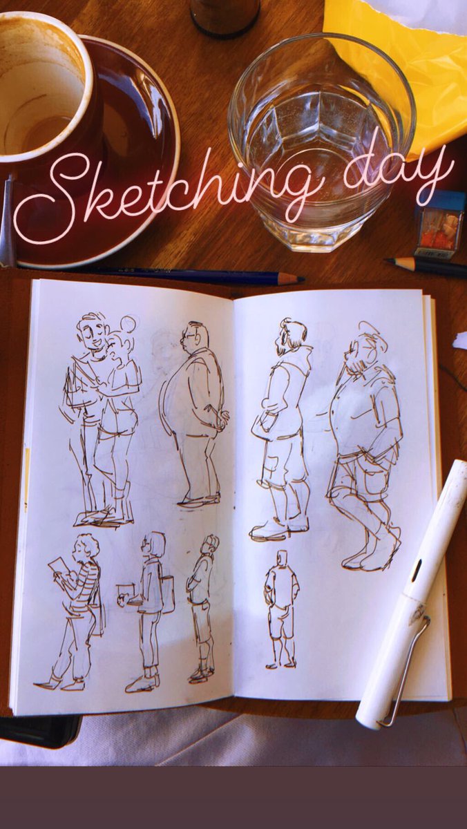 #sketching with friends today ✨ 