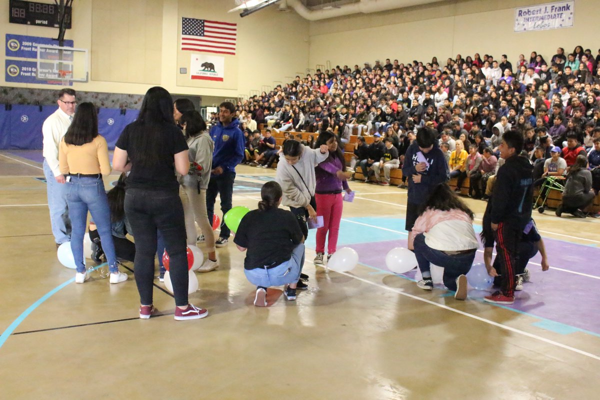 RJFrankLobos's tweet photo. We had a pep rally today to send our Boys and Girls A teams to the State SCMAF Championships! Go Lobos! @OxnardSD @Drmorales5600 #OSDPride #SCMAF https://t.co/ZhFUCffwxX