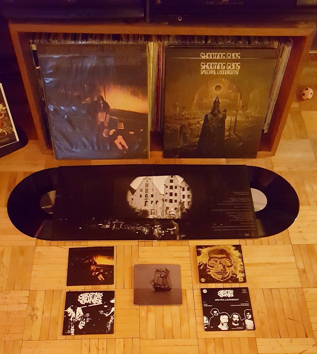 Shooting Guns (@shootingguns) on Twitter photo Pre-orders for our new 12" split go live at 12MST tomorrow! We'll also have a limited amount of Spectral Laundromat, Born to Deal in Magic, and the Nosferatu Live Score on vinyl and CD. Those new Spectral jackets really pop!! Pre-orders for our new 12" split go live at 12MST tomorrow! We'll also have a limited amount of Spectral Laundromat, Born to Deal in Magic, and the Nosferatu Live Score on vinyl and CD. Those new Spectral jackets really pop!!