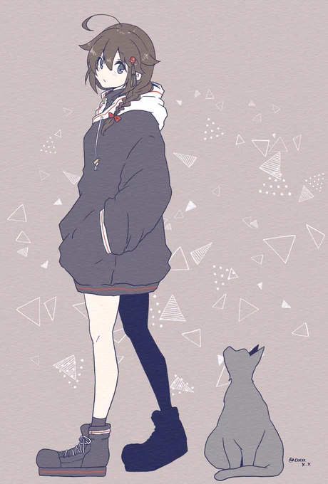 #俺の描いたかわいい時雨を見てくれ
時雨ちゃんはとても可愛い? 