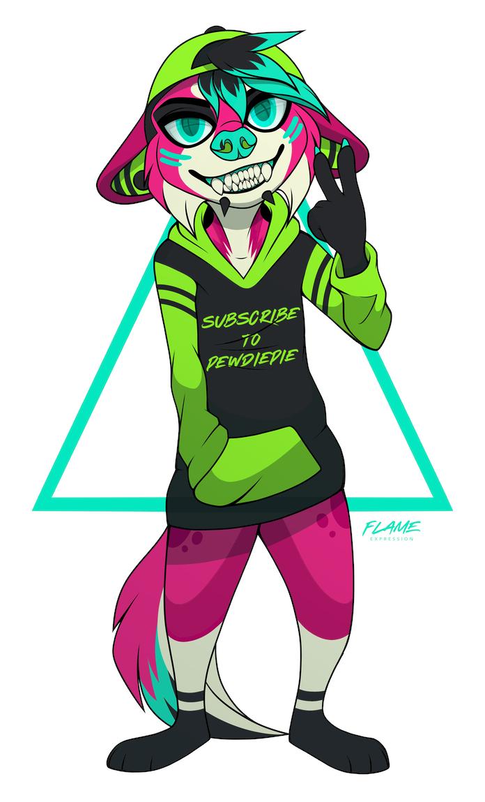 FlameExpression's tweet image. #SubscribetoPewdiepie #broarmy #furry