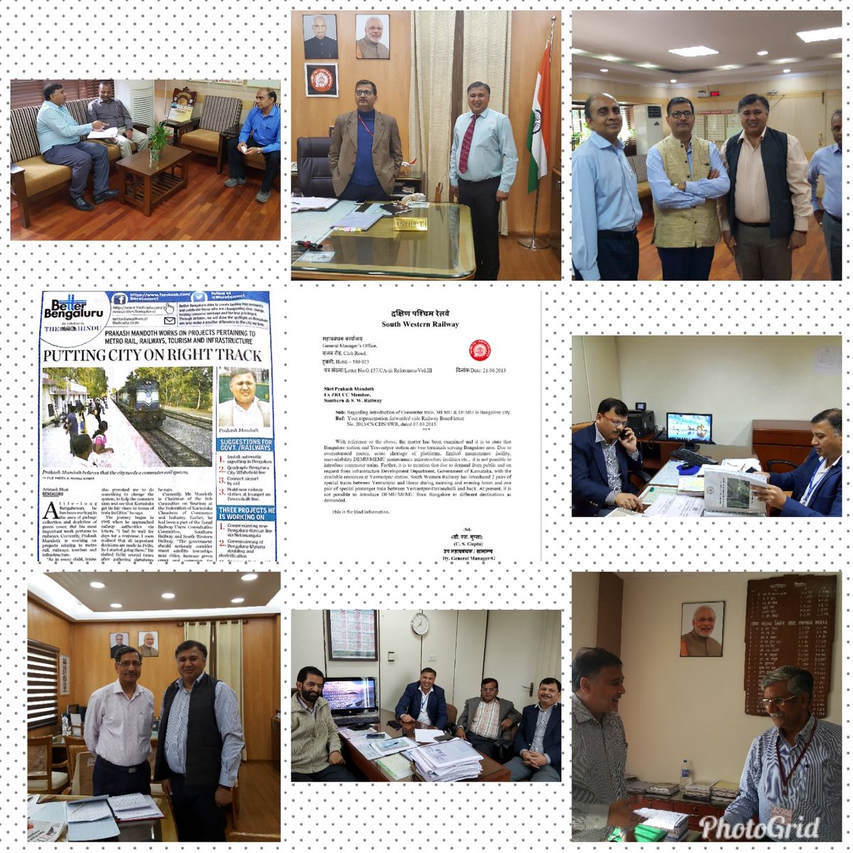 MandothPrakash's tweet image. Yeahh, #Bangalore Badly Needs #FullFledged #SuburbnRailSystem Happy My Suggestn 4 The Benfit Of Citizens Of Bangalore Ws Accptd, Memorndum Hd Facts &amp;amp; Figures, Four Months Of Chasng Follow Up, Sincere Effrts Meetng #GMSWR #ChairmanRailwayBoard #PiyushGoyalJi #GhiefSecretaryGOK 1/2