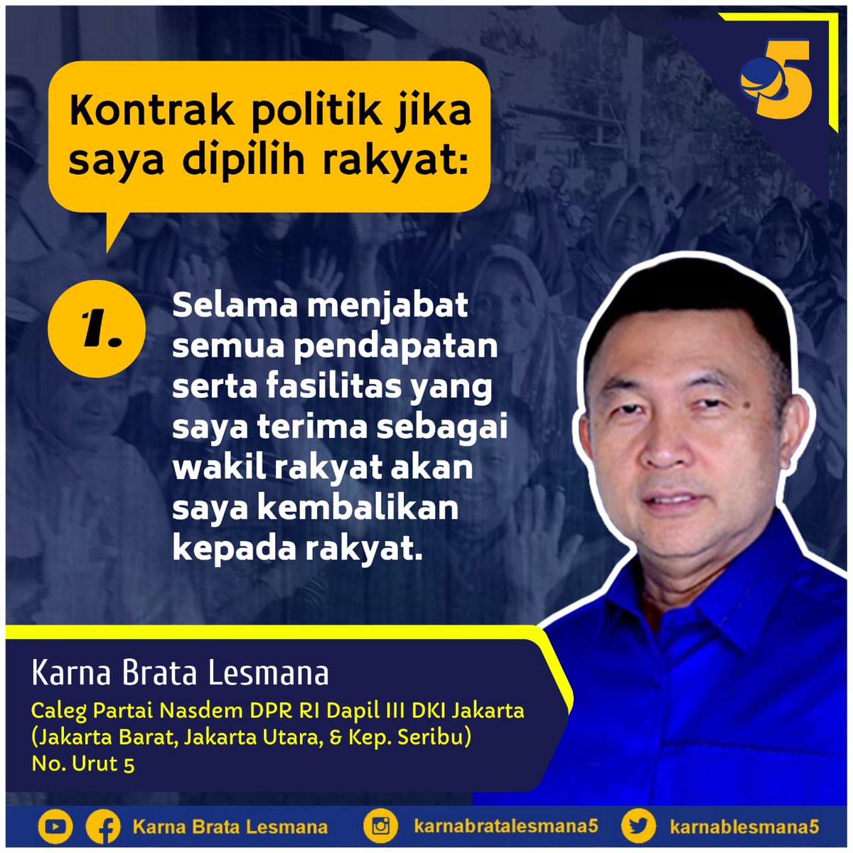 tigor_yayan's tweet photo. Mantap abis Pak karna, buat tmn2 di Jakbar, jakut, Kep. seribu jgn lupa 17 April, coblos pak karna, coblos jokowi #KarnaJokowi https://t.co/6Dkf4Fwxl7