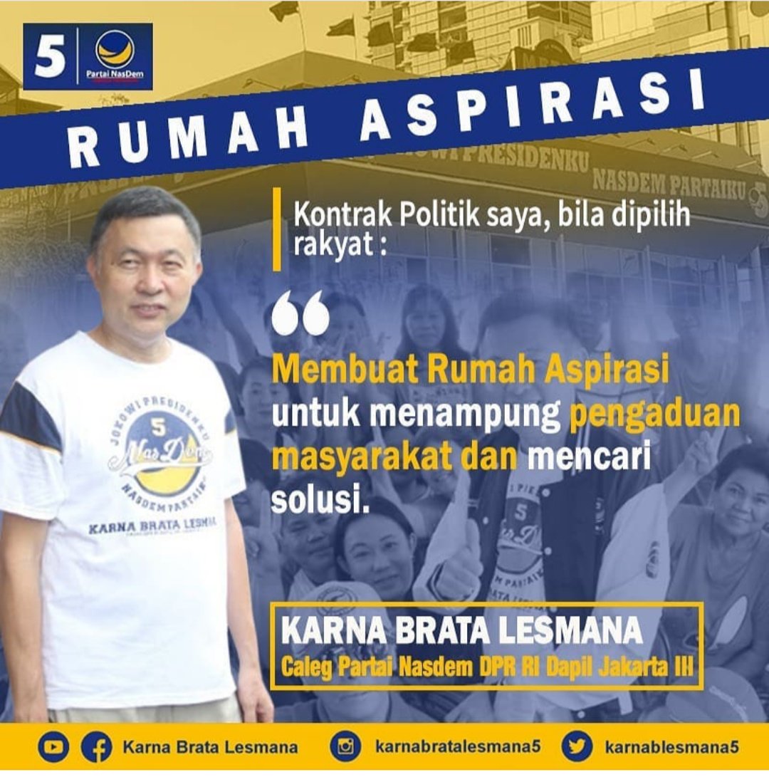 dimasino29's tweet photo. Ini bagus, jarang caleg yg udh siap bangun rmh aspirasi #KarnaJokowi 

@NasDem @DPWNasDemDKI https://t.co/dS3cxIjbbN