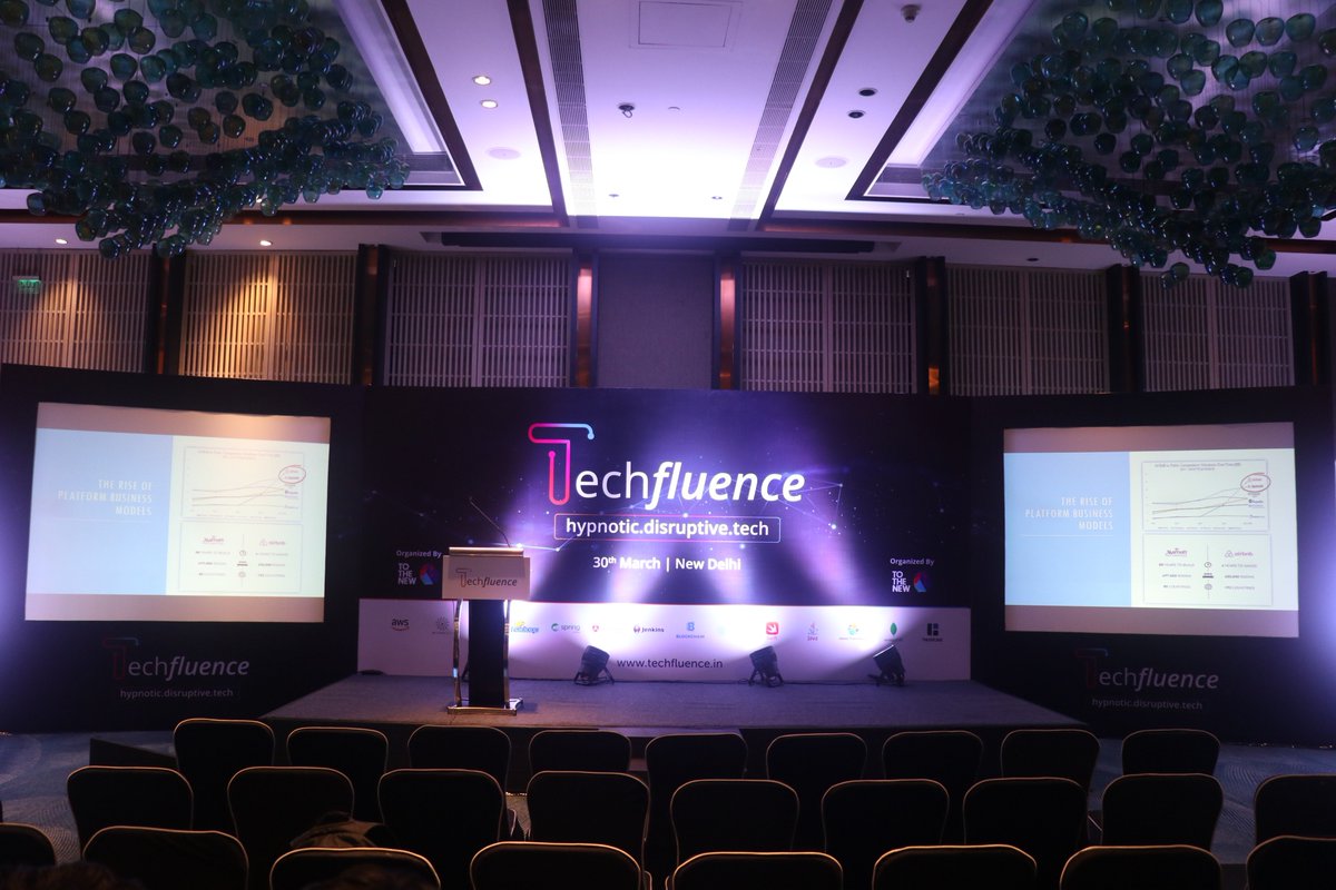TOTHENEW's tweet image. The stage is all set for #Techfluence2019 – The most happening #DigitalTechnology Conference of Delhi/NCR is about to begin. For more information, visit techfluence.in
#Techfluence2019 #DigitalTechnology #DigitalTech #Techconf #DelhiTechConf