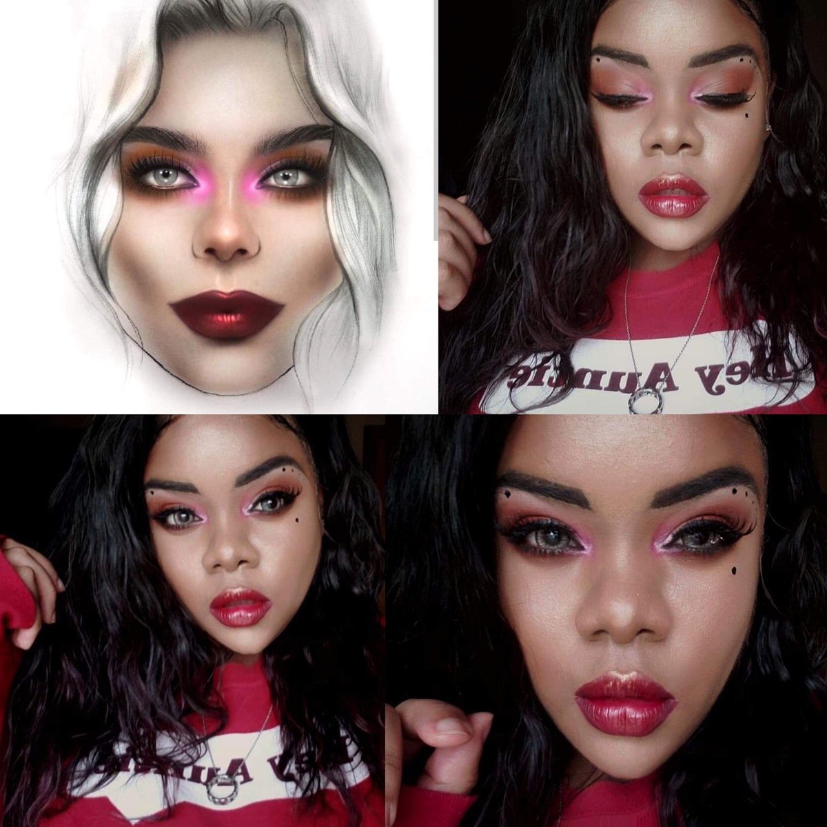 nikinami_'s tweet photo. ๐๐๐๐
@MorpheBrushes x @jamescharles #unleashyourinnerartist @ColourPopCo x @bretmanrock Dukes + I See You & Tiana lipstick @getdrenchedcos #BeatButWoke Comet Water @eddiefunkhouser 16hr concealer + mascara @BenefitBeauty #Kabrow & #badgalbang @fentybeauty #trophywife #makeup https://t.co/wCr80xfVmX