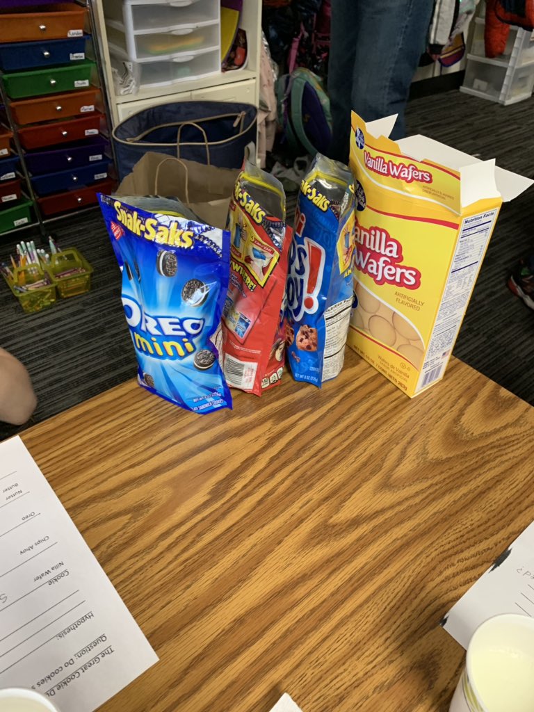 MESHoneyBees's tweet photo. Will the cookie sink or float? Absolutely loved our parent volunteers who came and helped us God over the scientific method just for fun! One 🐝 said “this was the most delicious experiment ever!! Thank you @searchforscott and Mrs. Becker for your time!! #HoneyBeeNation #AveryPOP https://t.co/XlLg9Z2pSM