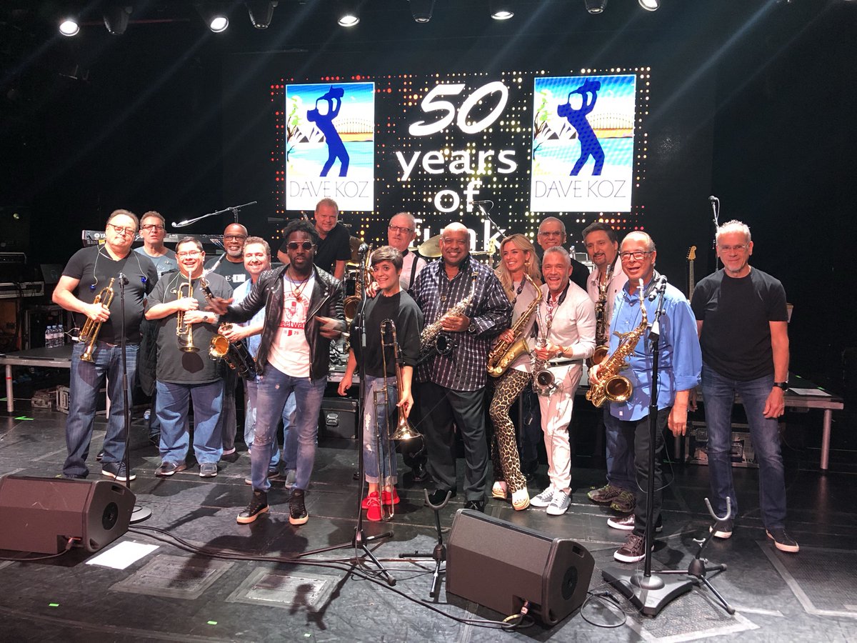 When you get to sit in with your favorite all-time horn band, you feel blessed! Tower of Power is celebrating 50 years! Wow! #DaveKozCruise #SummerHornsmeetsTofP #Cruisin