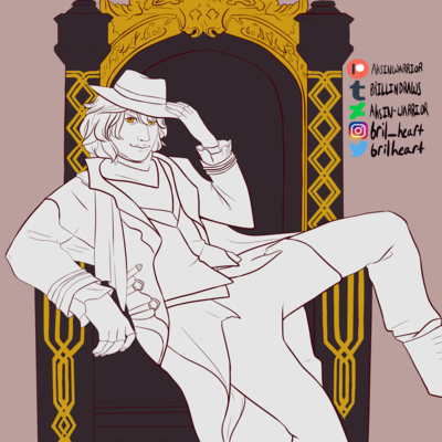 bril_heart's tweet photo. it's still technically friday right,,, i drew this the day ep ardyn came out cause i was Hype https://t.co/vdKZRRAdDa