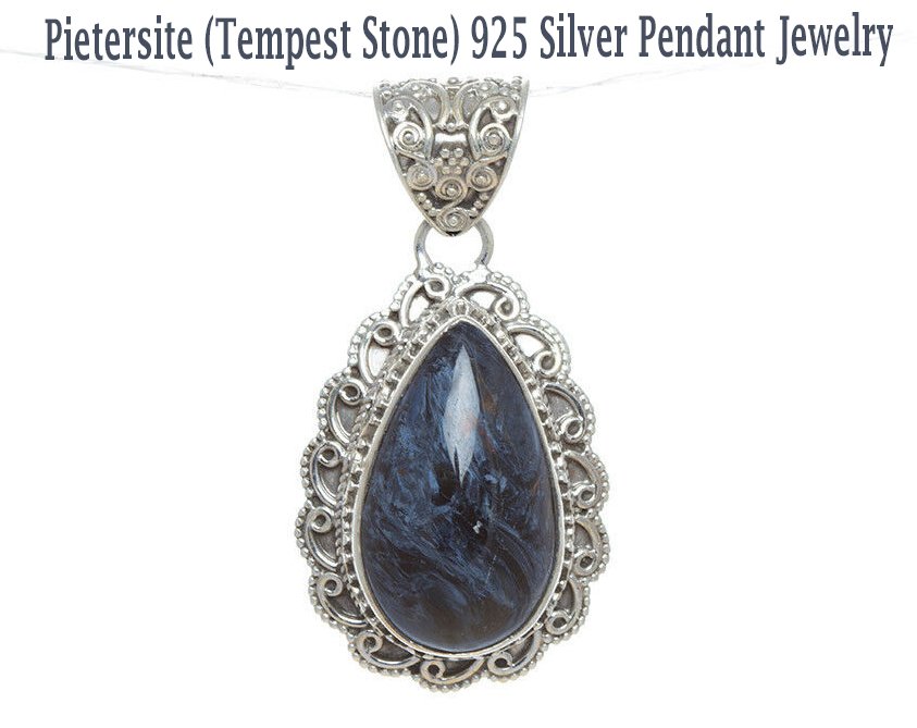 Natural Pietersite Gemstone (Tempest Stone) 925 Sterling Silver Pendant Jewelry
#pietersite #gemstone #925silver #pendant #jewelry #jewellery #handmadejewelry #tempeststone #925silverpendant #pietersitependant #gemstonependant #handmadependant #gemsotnejewelry #handmade #sale