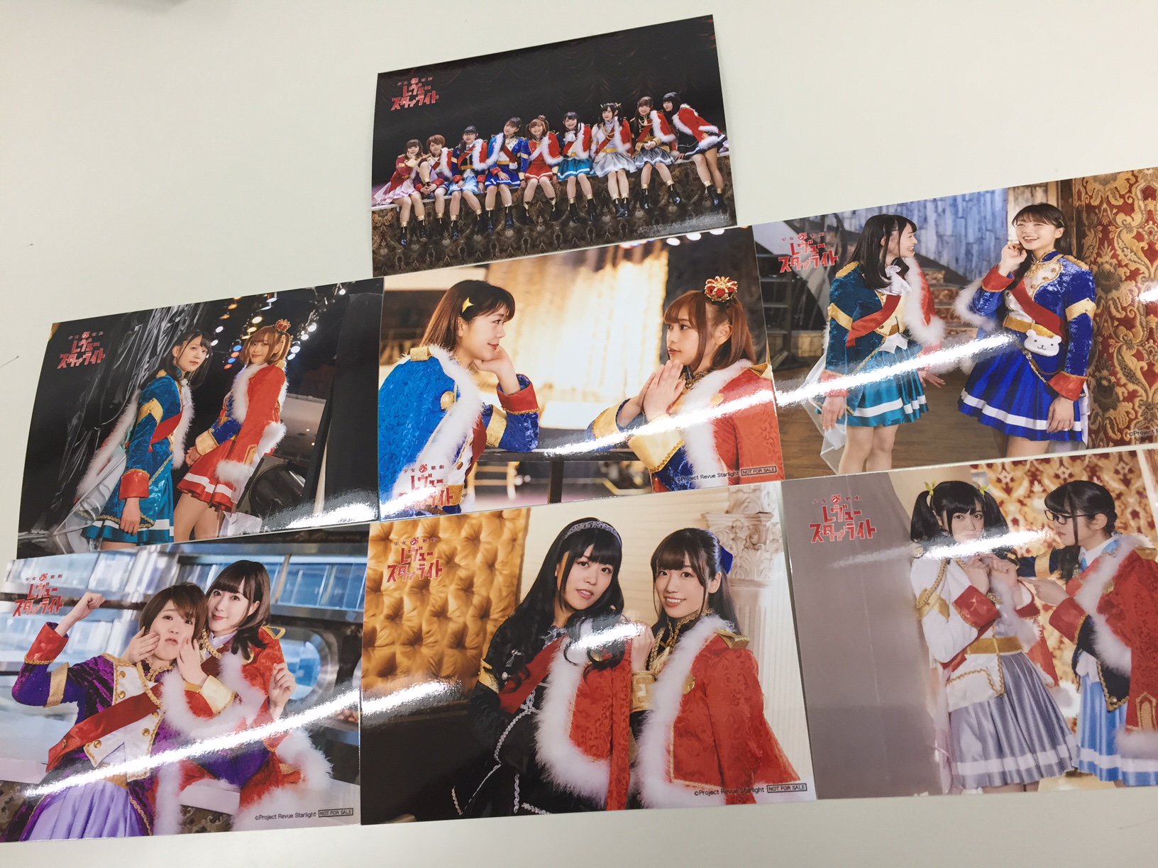 スタァライト 九九組 全キャスト直筆サイン入りポスター 舞台「少女