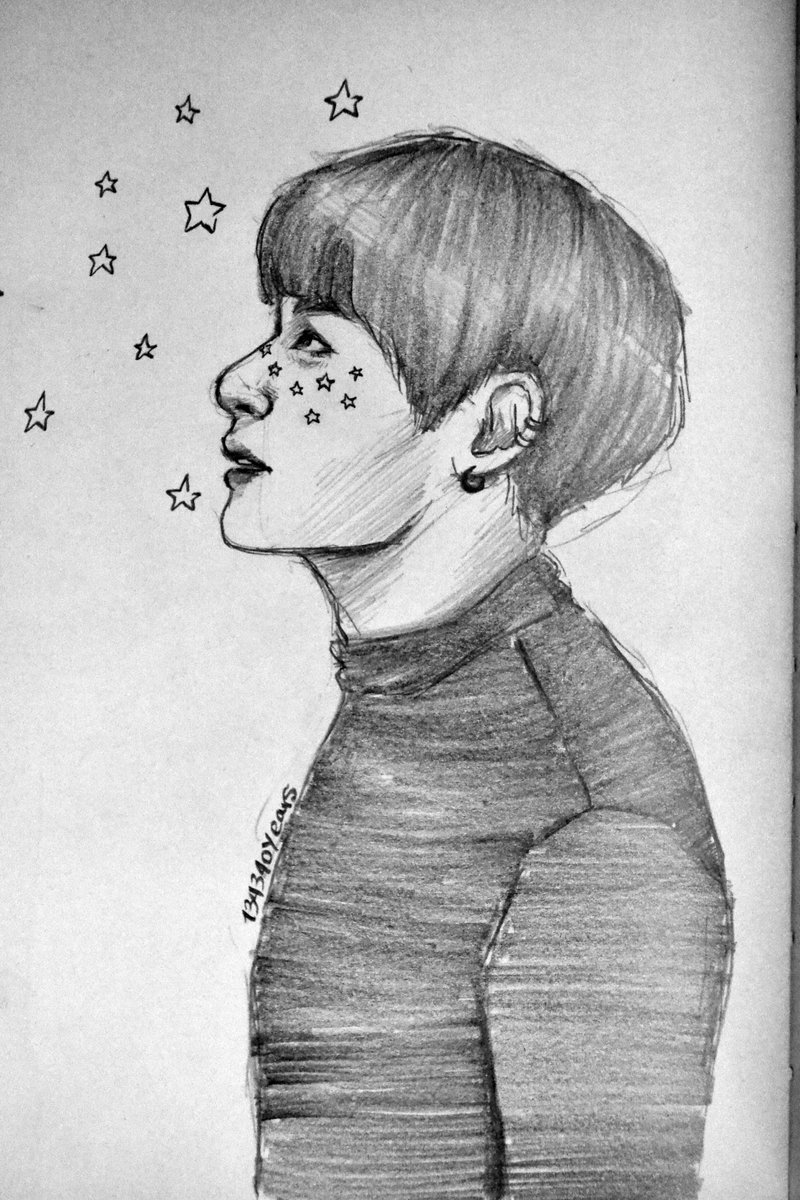 20190329 / day 88someone on cc requested yoongi with starry freckes! <3  @BTS_twt  #btsfanart