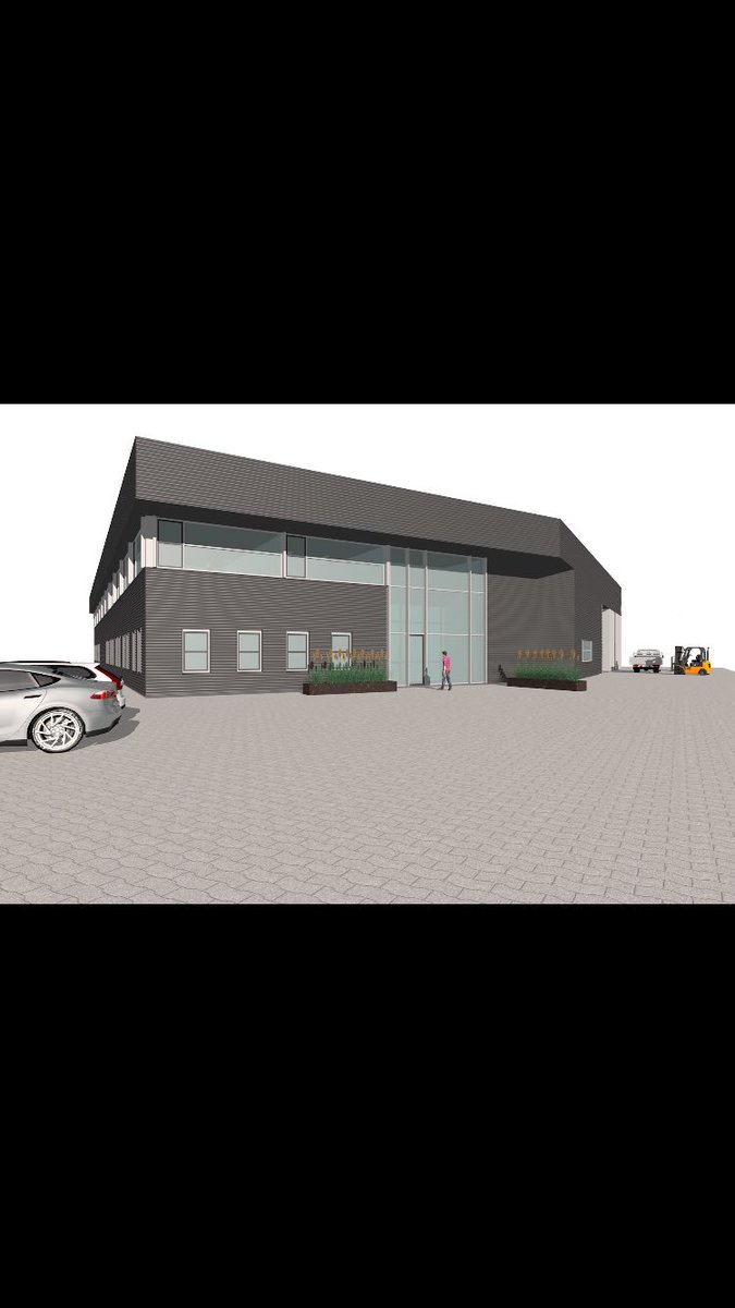 De bouw van ons nieuwe bedrijfspand vordert gestaag...