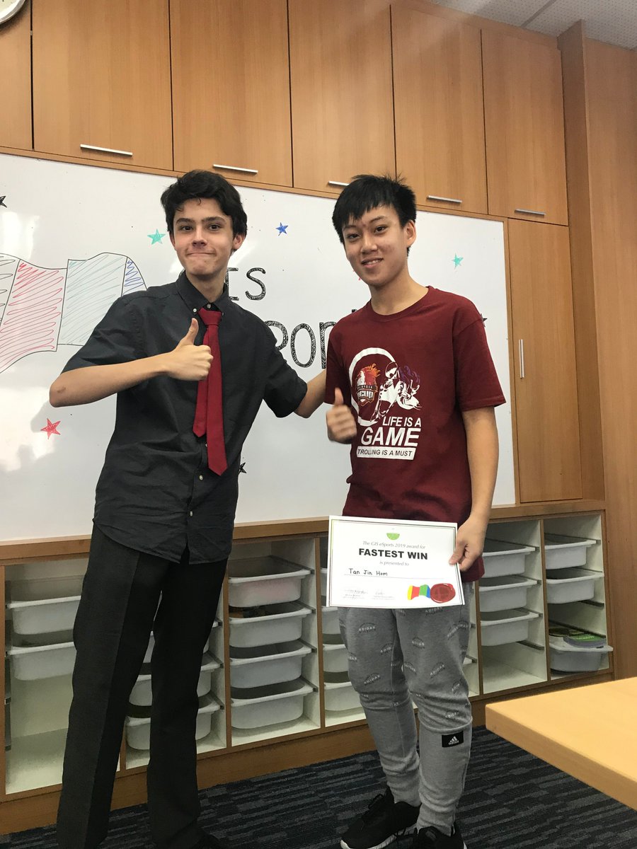 Here are the Top 3 competitors! #GISeSportevent #GISlearning