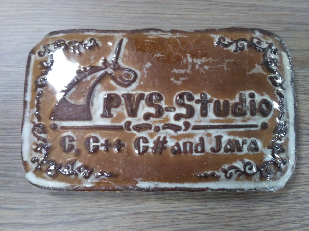 tagir_valeev's tweet image. Настоящий тульский пряник от #PVSStudio на #CodeFestX!