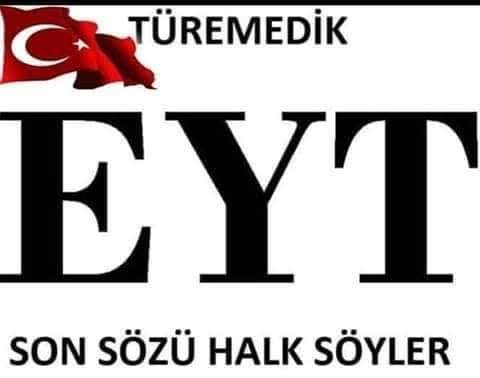 #EYT başka bahara mı kaldı?
#EytSandıktaTekYürek olacak mı?
Oy kullanacağın şehri yaz, tepkini göster.

#EytliHakkınİçinOyKullan #EmeklilikteYaşaTakılanlar #EYTBunlarıHakEtmedi 
#EytninSecimiOlacak #EytYoksaOYlarRakibe
