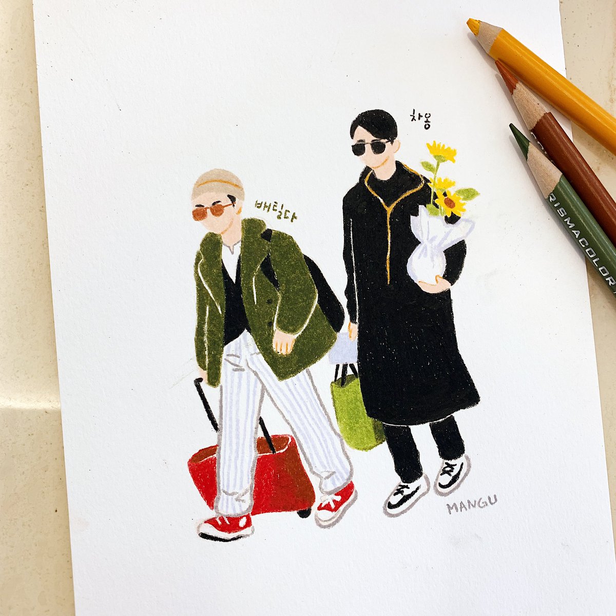 스페인하숙 - 차승원,배정남 ⠀⠀⠀ 스페인 하숙 보시나요? 저는 너무 재밌게 보고있는데 ☺️ 2화에서 나온 장면이 너무 배틸다와 차옹이라서...