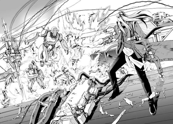 漫画原稿 見開きページの作業風景を撮影しました。
睡眠導入等にどうぞ。

https://t.co/F8nGH61x96
(EAT-MAN THE MAIN DISH 見開きトビラ) 
