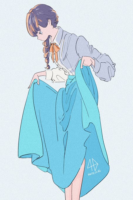 「女の子 ロングスカート」のTwitter画像/イラスト(人気順)｜5ページ目
