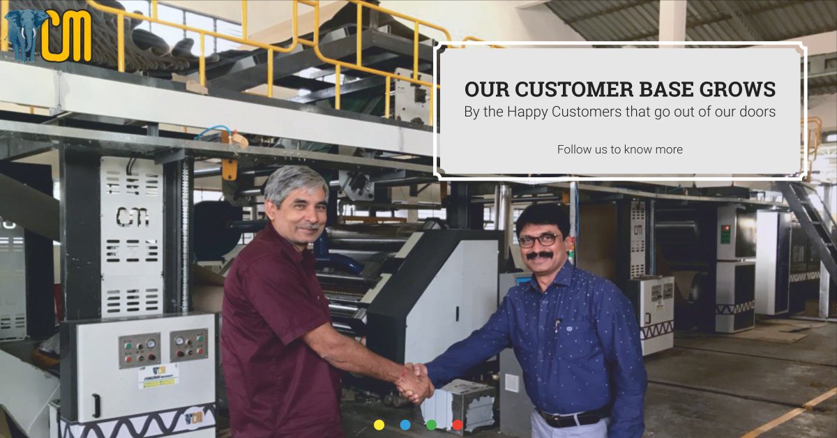 CongzhouMchnry's tweet photo. A #satisfiedcustomer is the best #business #strategy of all.
We at #CongzhouMachinery Spare no effort in delivering the best to our customers.
Call us to know more: +91 9225980113 | 115
#corrugationmachines #automaticplant https://t.co/ZG12VrcJW2