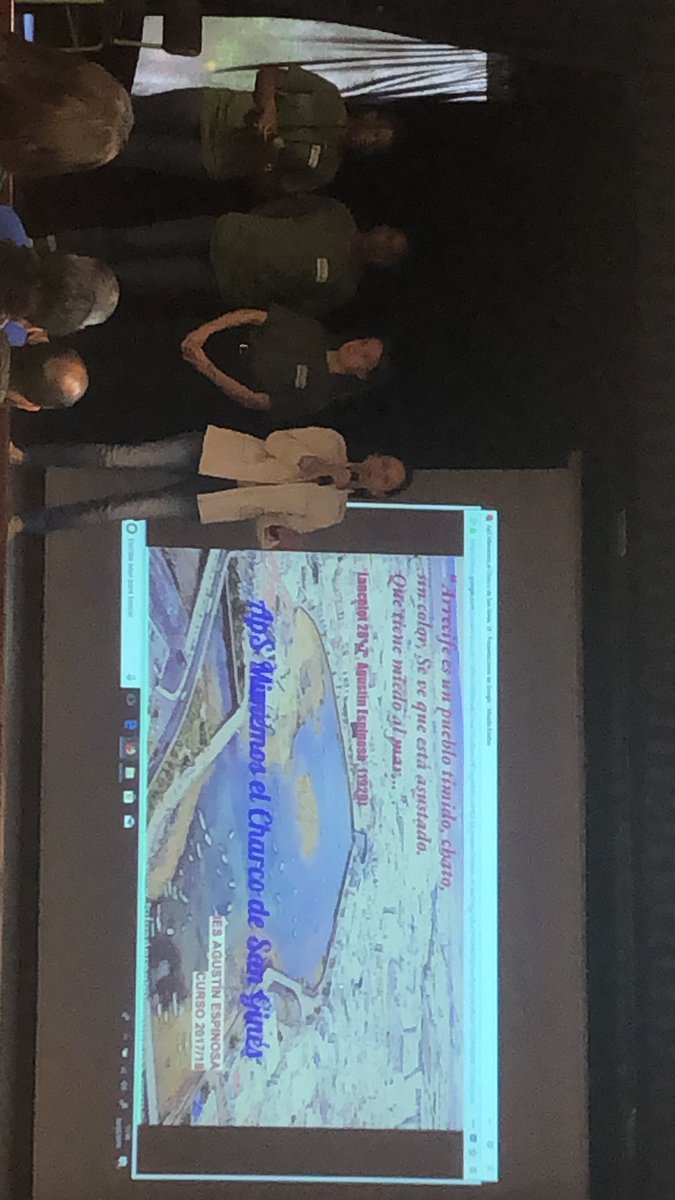 Continuamos con el IES Agustín Espinosa que viene desde Lanzarote para contarnos su experiencia
#maseducacionmasservicio
#aps
#jornadasapscanarias 
<a href="/CanariasAps/">ApS Canarias</a>