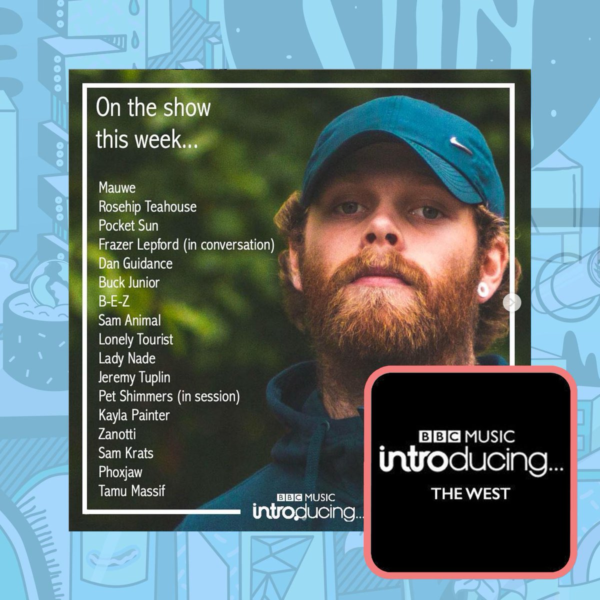thePocketSun's tweet photo. Tune in from 8pm to hear our new song 'Tightly' on @BBCintrowest this evening πππ΅πΆ
πππ https://t.co/SC9XwNySAM πππ
@BBCGlos @bbcrb @bbcsomerset @BBCWiltshire
#bbcintroducing #newmusic #tightly #pocketsun #pop #cosmicsoul #synths #harmonies #bbcintrowest https://t.co/ce0csMF1W4