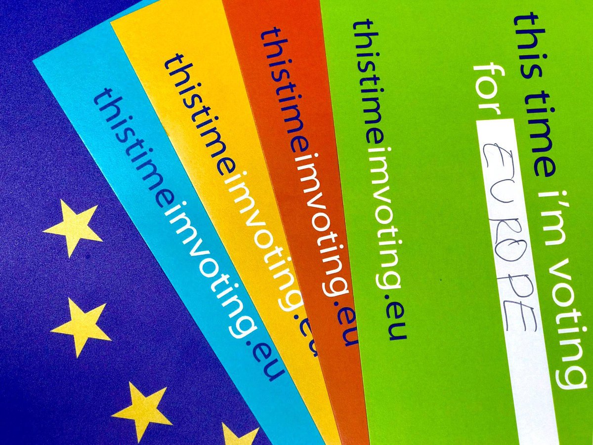 Noch 8 Wochen bis zur Europa-Wahl und noch so viel zu tun.

Vor allem nicht vergessen, WÄHLEN zu gehen - für Europa!

#thistimeimvoting