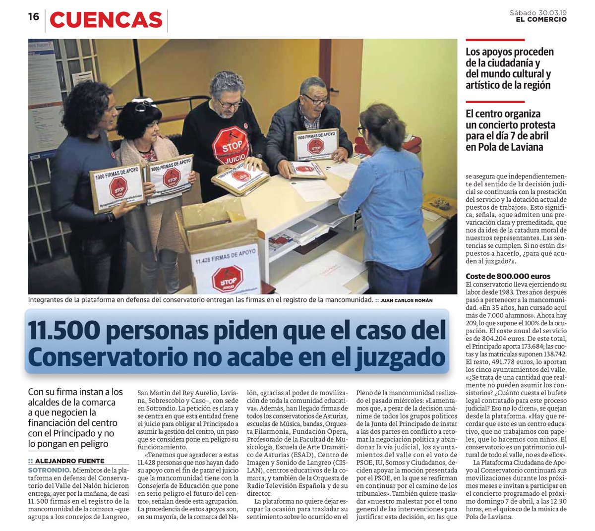 mariaablanedo's tweet photo. Gracias, de corazón, a todas las personas e instituciones que os habéis comprometido en la defensa del #ConservatorioValleDelNalon y de nuestros puestos de trabajo.#Asturias https://t.co/txjt7a7Ree