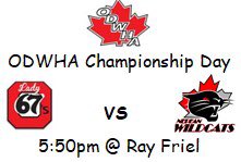It’s Game Day!!! The <a href="/OttLady67sBAA/">Ottawa Lady 67's BAA</a> take on the <a href="/BAAWildcats/">BAA Wildcats</a> today at Championship Day!! Who will bring it home?
#lady67s #championshipday #BringItHome #ODWHA