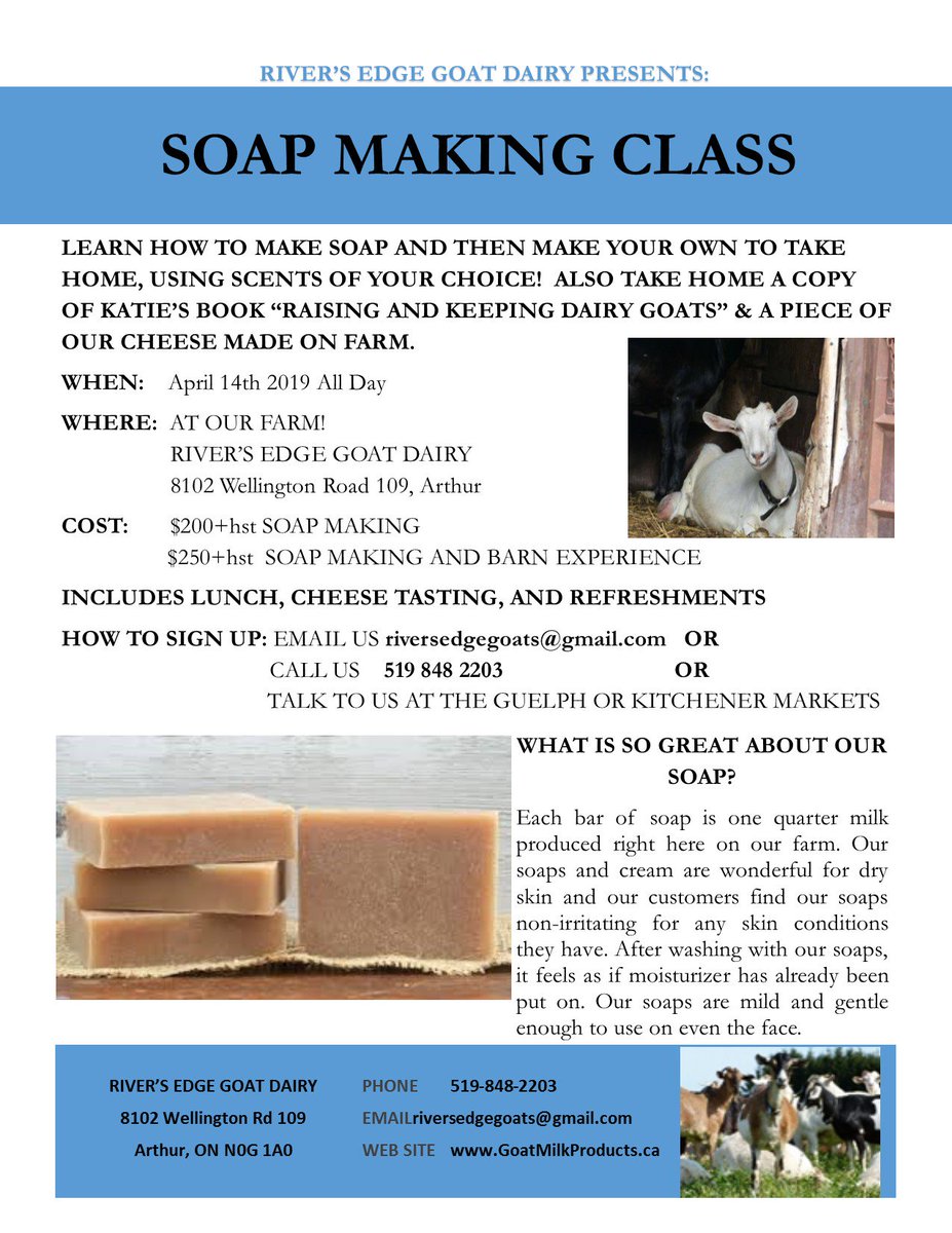 One spot remains open in our spring soap making workshop!