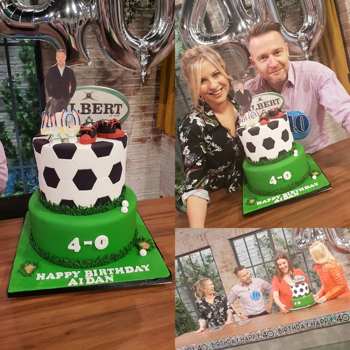 WeekendAMVMTV's tweet photo. A big thank you to NF Cakes in Swords for custom creating this cake for Aidan this morning #WeekendAM https://t.co/Tlh0yUwlln