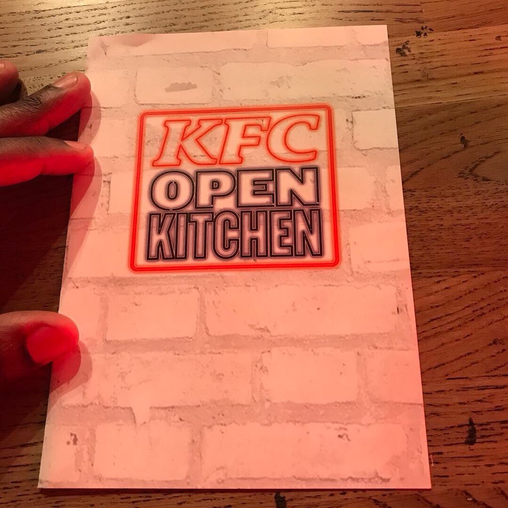 JamesBReid's tweet photo. early morning Saturday with @kfc_uki. Had a great time looking around their restaurant in Tower Hill. Learnt how to bread the chicken, got some freebies, and some free KFC. What a great way to start the weekend.... #kfcopenkitchen https://t.co/Iqf0brGfJk