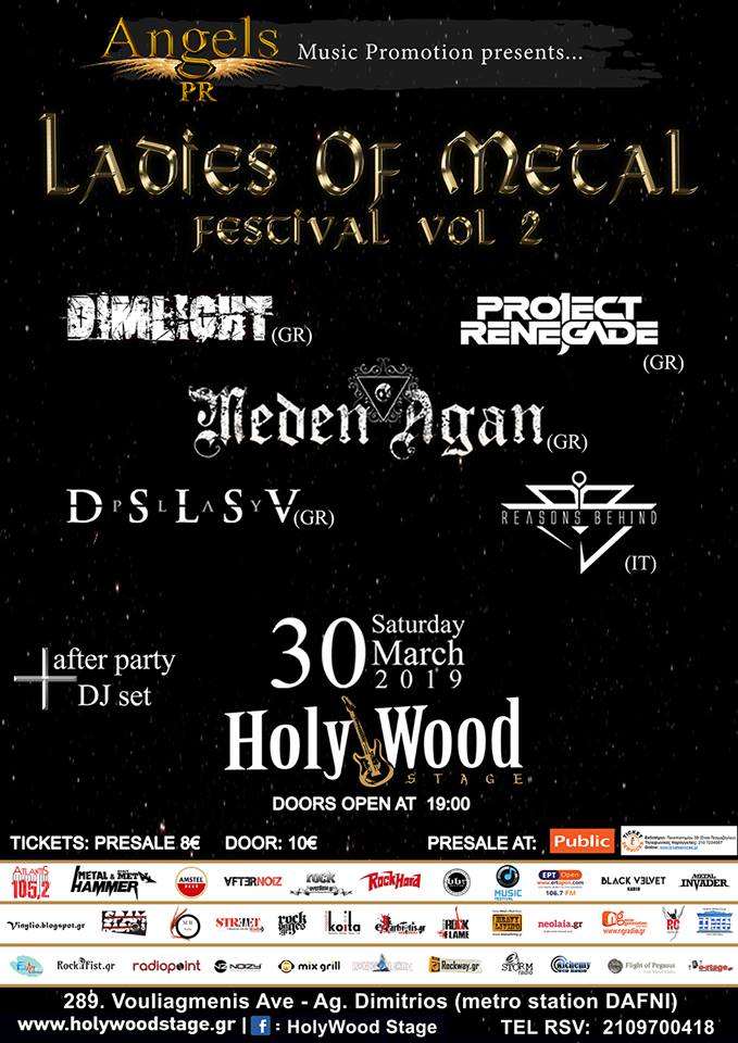 rockattitudegr's tweet image. Απόψε, Ladies Of Metal Festival vol.2 με τους MEDEN AGAN, Dimlight, Project Renegade, Disillusive Play και Reasons Behind στο HolyWood Stage! Be there!

goo.gl/LEru5b

Δες όλα τα events στην Agenda του bbr:
bbrweb.com/p/agenda.html
#bbr #bbrwebCom