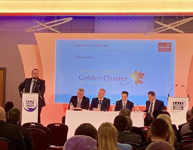 SAIFCharter's tweet photo. Great to be with so many like minded colleagues at the #SAIF2019AGM today, as we discuss the future of our Association https://t.co/hhJza7Qpcc