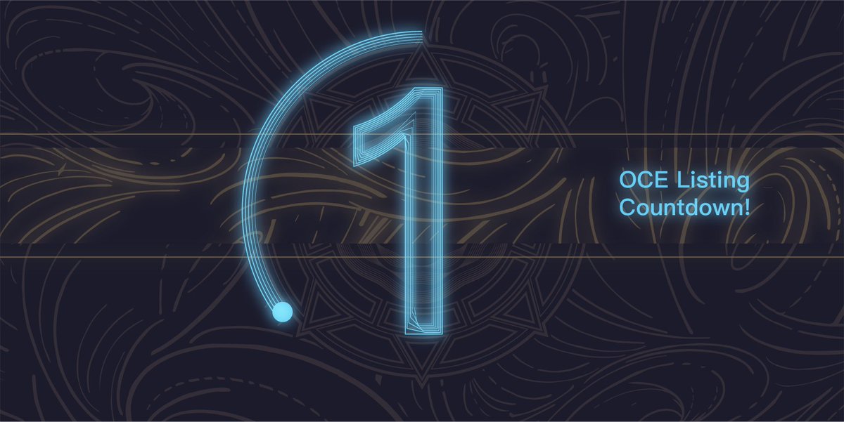 OceanexOfficial's tweet photo. #OCEListing 1 day countdown! To celebrate listing, join us on Twitter - retweet this tweet, share your best wishes and tag 3 friends to get a chance to win OCE and #OceanEx Hoodies. https://t.co/72SwcJxvLE