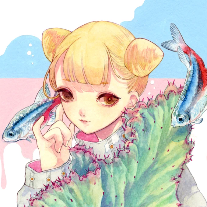 ユーフォルビアとネオンテトラ?? 