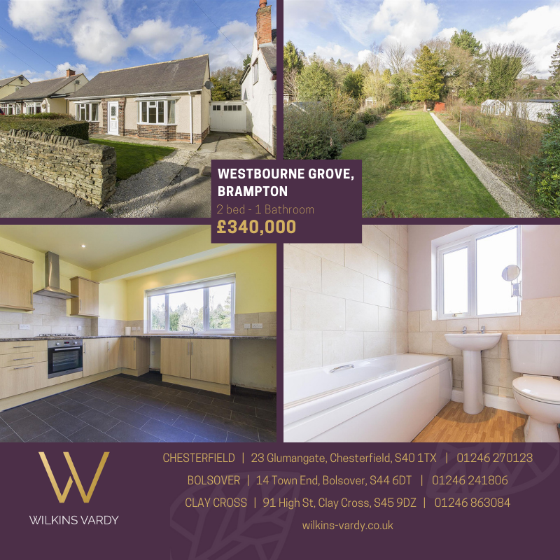 WilkinsVardy's tweet image. Come and view this gorgeous #bayfronted #bungalow in #Chesterfield on Saturday 6th April 11am-12pm at our open day and see what potential it has.
☎️ us today on 01246 270123

#EstateAgent #Derbyshire #forsale #Home #Housing #Listing #HomeSale #houseforsale #Property #Properties