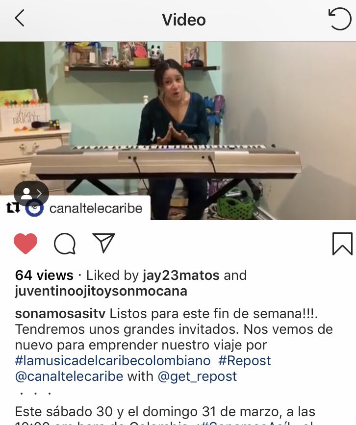 ester2163's tweet photo. Streaming  today at 11 am EST!  Tune in Link in Bio. My tribute to #estercitaforero Que siga la #tradicion With a twist #newgeneration #barranquillalinda Gracias @JuventinoOjito @sonamosasitv https://t.co/1vtbzkUIwZ