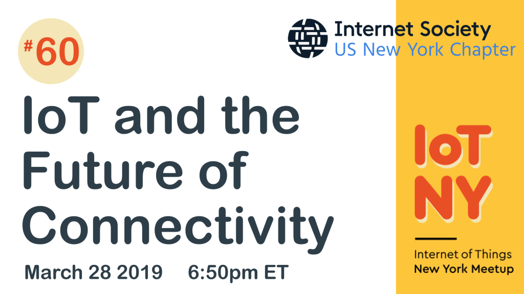 ISOC_Live's tweet photo. VIDEO: #IOTNY 60 – IoT and the Future of Connectivity @bforgan @helloitsmagic @frothcity @foamspace @isocny https://t.co/PZGJxUEb4N https://t.co/MDjckUuIRv
