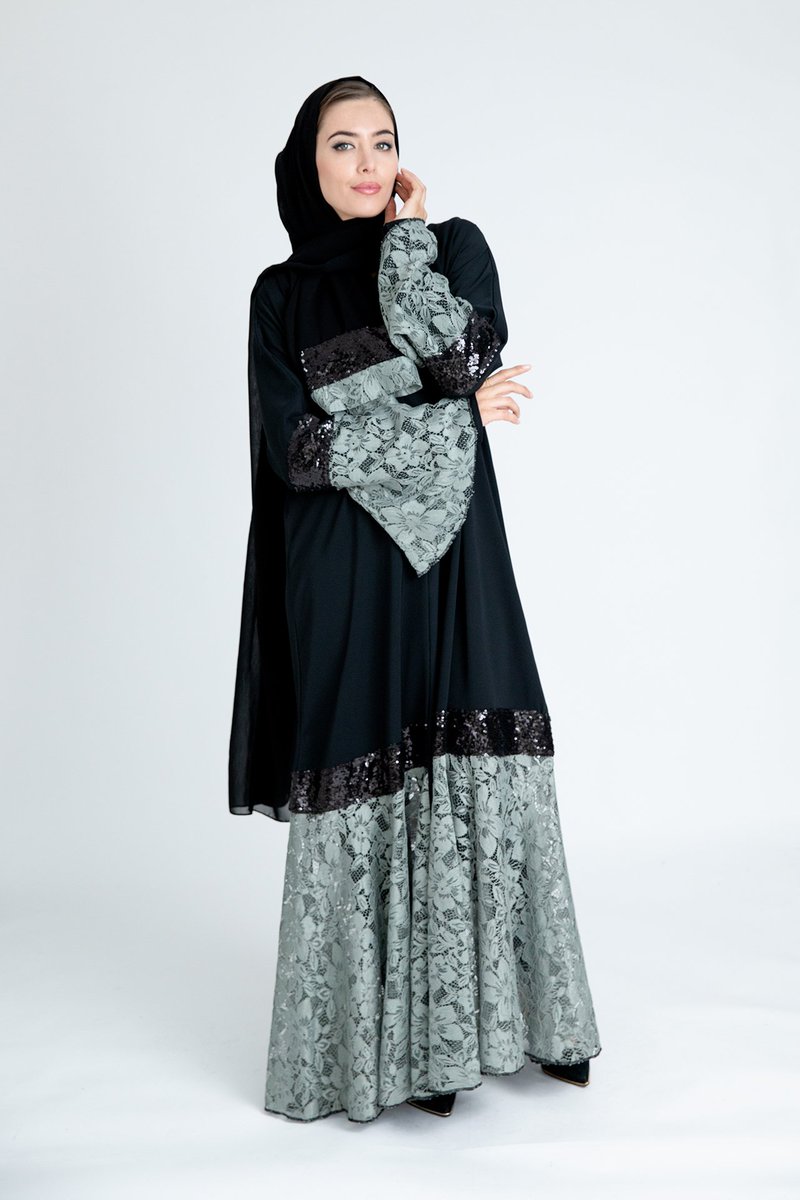 lace abaya jacket