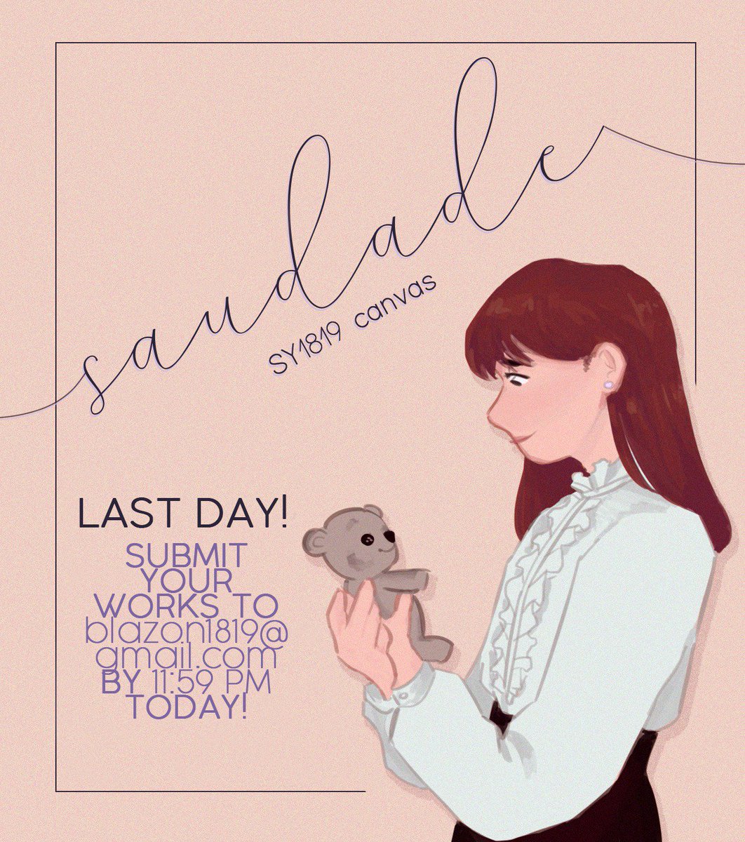 BlazonOfficial's tweet photo. Today's your last day to submit to our literary portfolio! Don't be shy to send us your beautiful works! 😉 When you do, refer to this post for details: https://t.co/m7MFCPRn0l

Looking forward to your submissions, Povedans! 🔥💖 https://t.co/QJy8cxWUy5