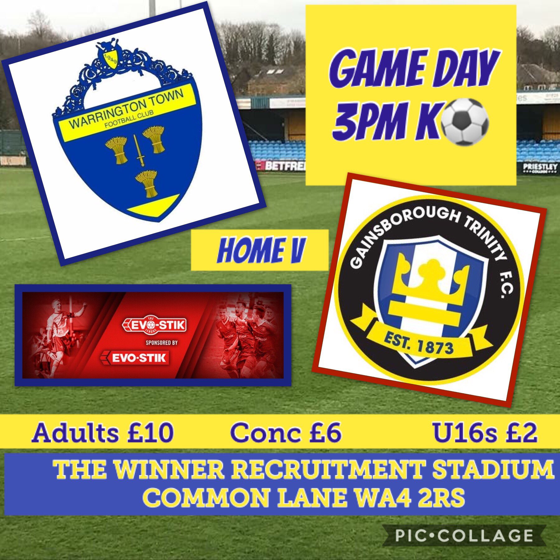 Warrington Town FC on Twitter "GAME DAY! Who’s coming? ⚽️🥟🍺☀️