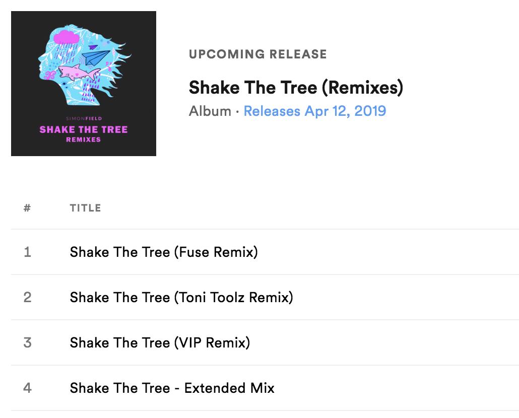 simonfieldmusic's tweet photo. Exciting time!
3 x Shake The Tree remixes out in less then 14 days!
Make sure to follow me on Spotify
https://t.co/fFm6o6mNqG  to be the first to hear them right in your own personal release radar! 
April: 12th - @perfecthavoc 
#housemusic #deephouse https://t.co/7kmPgMhEbs