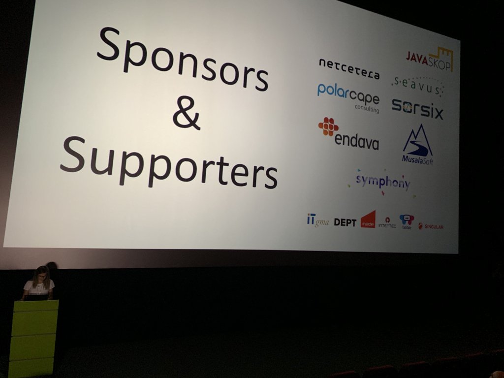 JavaUserGroupMK's tweet image. And we’re up! #JavaSkop ‘19 is live and kicking!