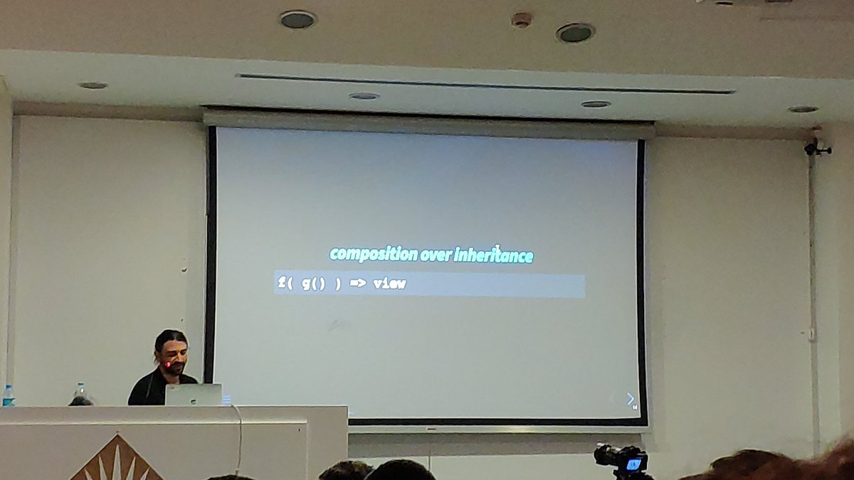 ZaferAyan's tweet image. I prefer composition over inheritance too. Because inheritance bloats our business layer as time goes on. And creates undetectable side effects when project become bigger. Use inheritance if you really have to. #adaytoreact